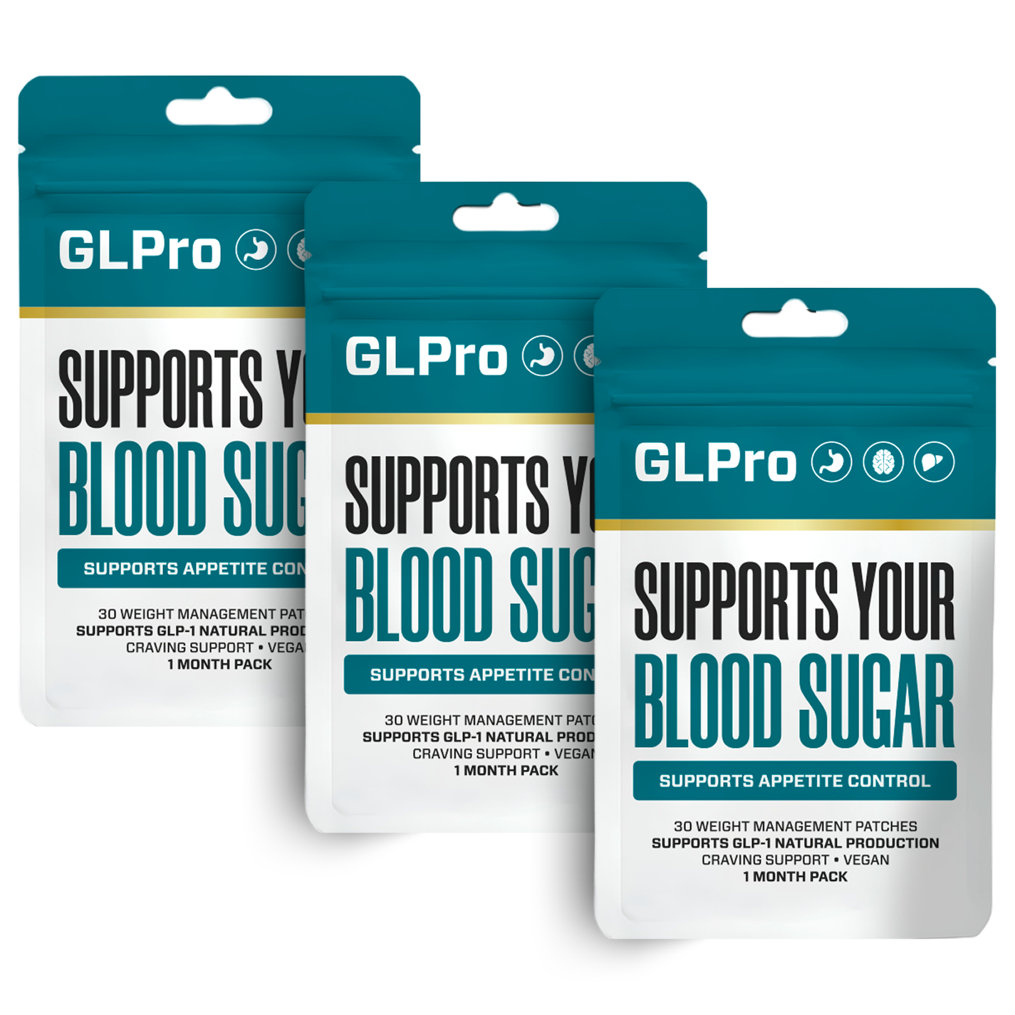 GLPro 3-pouch pack – 90-day supply